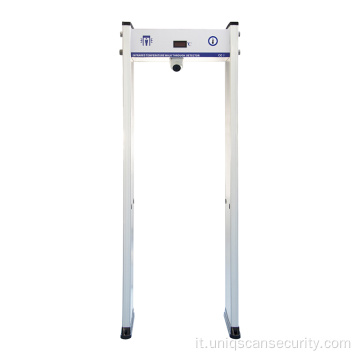 Rilevatore di temperatura scanner a piedi con funzione di metallo